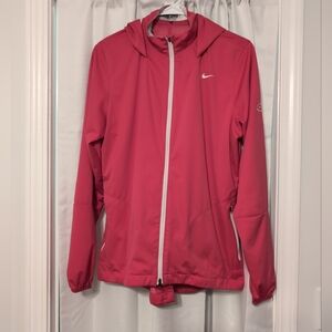 Nike Golf Women's Vibrant Pink Full Zip Jacket‎ With Hood Size Large